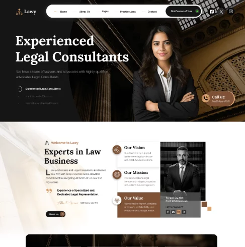 law firm website demo