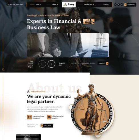 law firm website demo