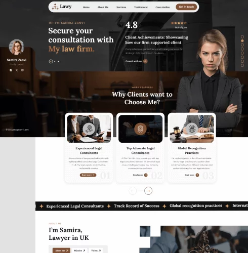 law firm website demo